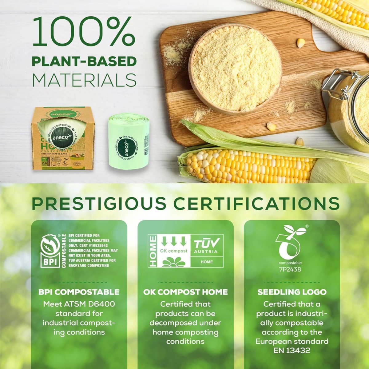 Compostable certification label