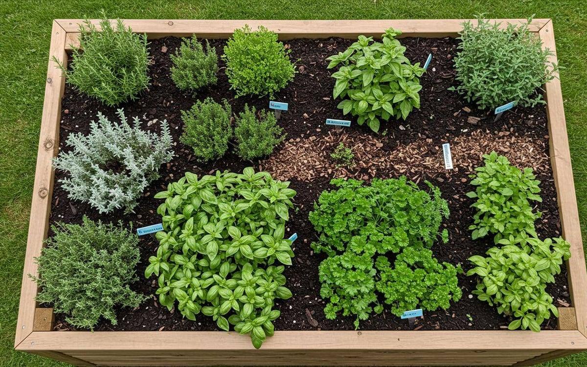 15 Raised Bed Herb Garden Design Ideas for a Productive Home Garden