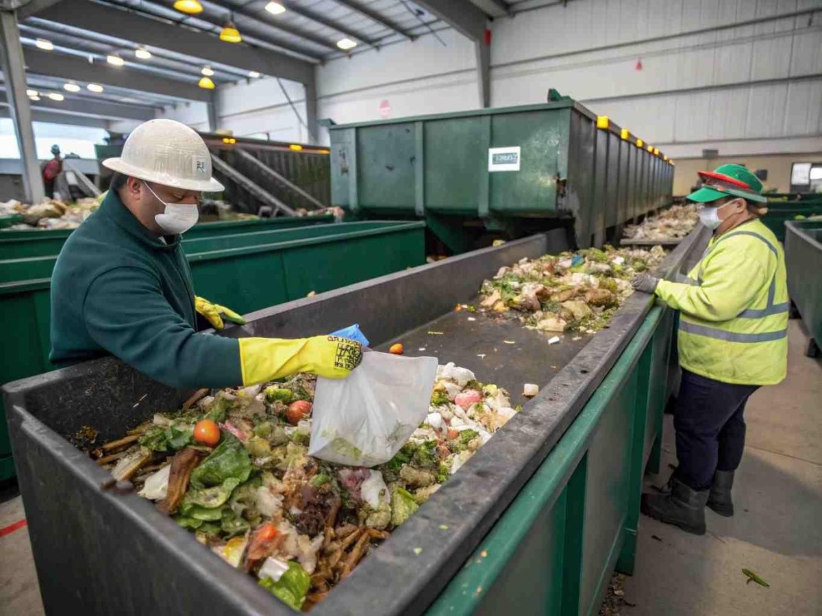 Commercial compost facility
