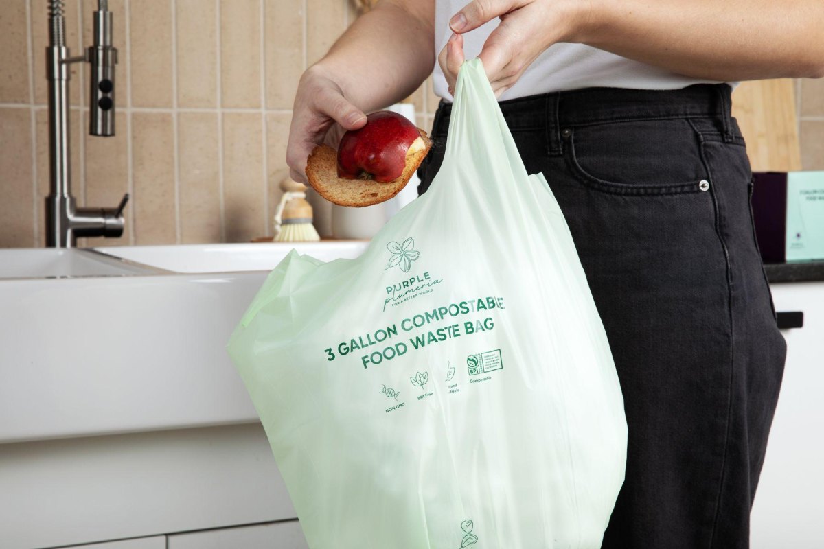 Kitchen food waste bag