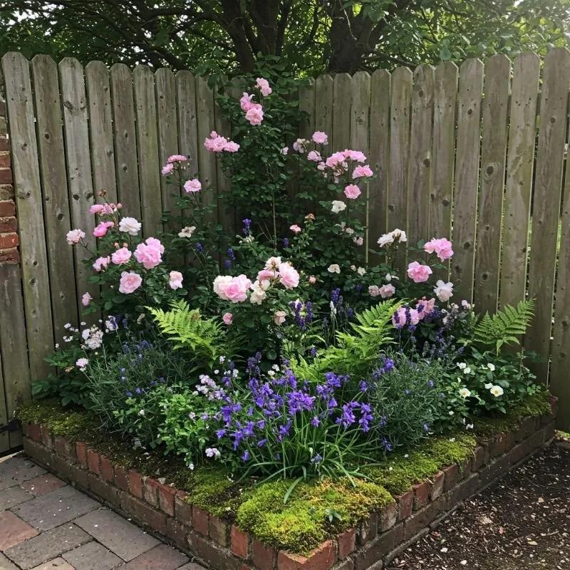 corner flower garden design