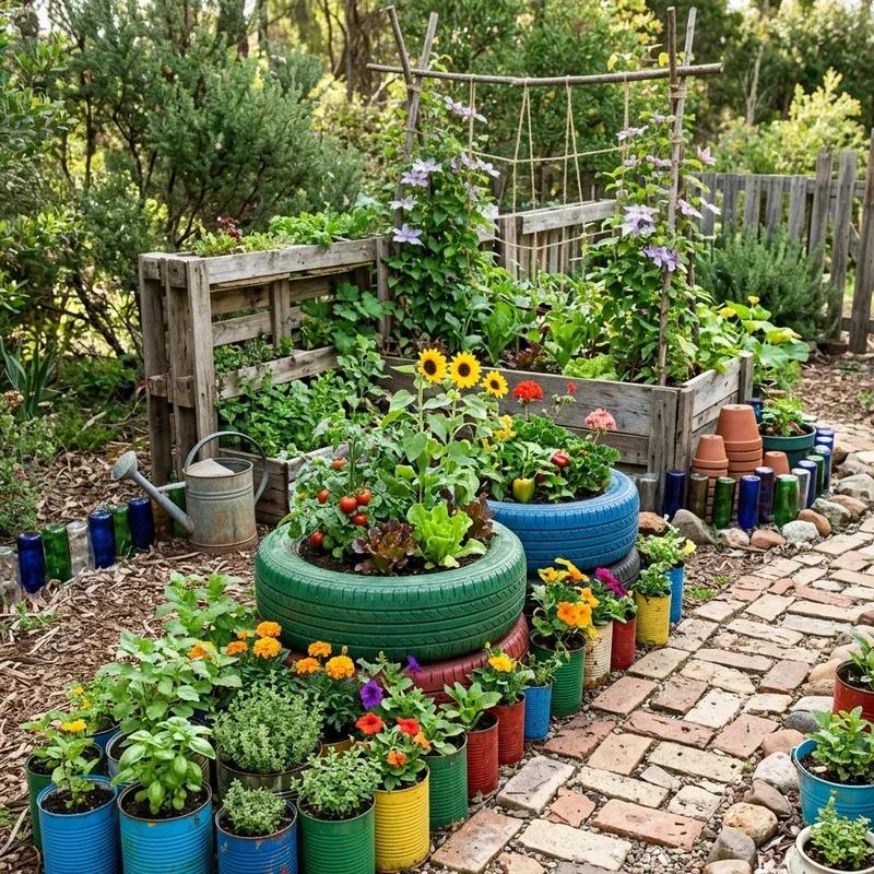 Recycled raised garden bed ideas