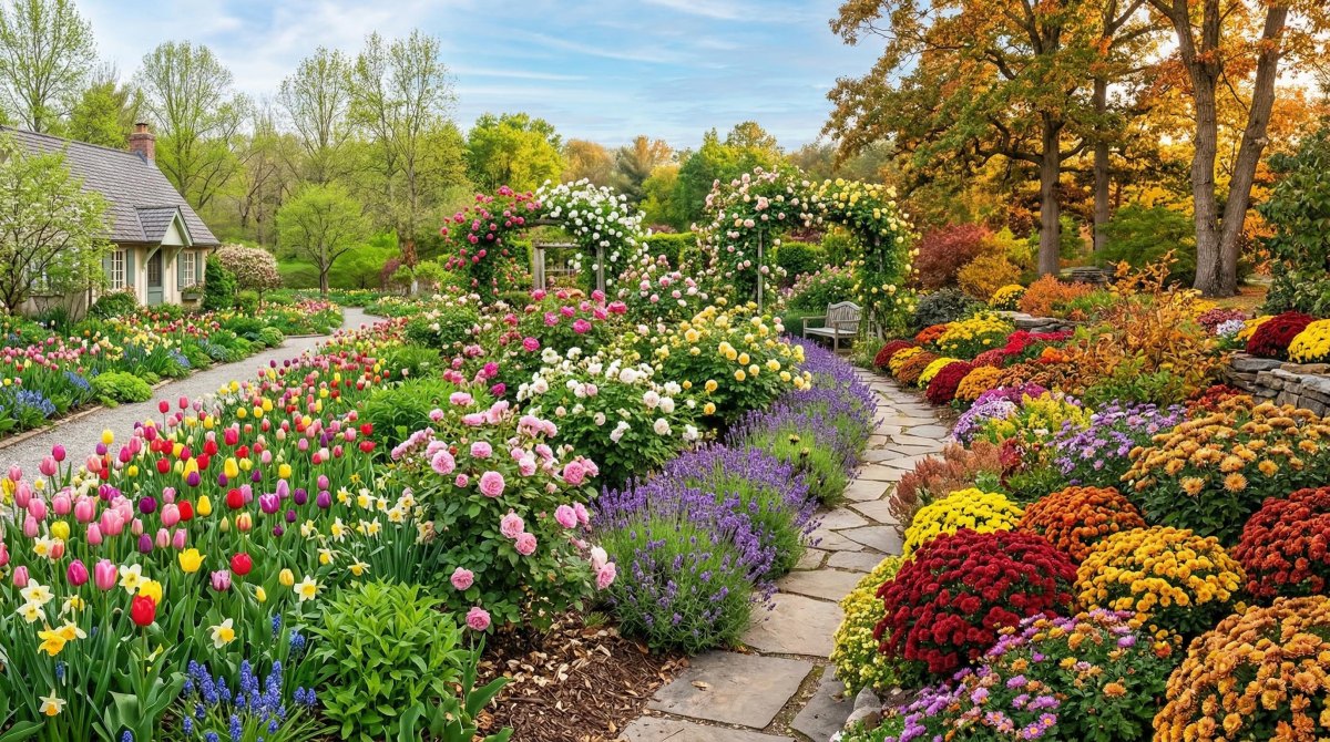 Year Round Flower Garden Plan for Every Season at Home