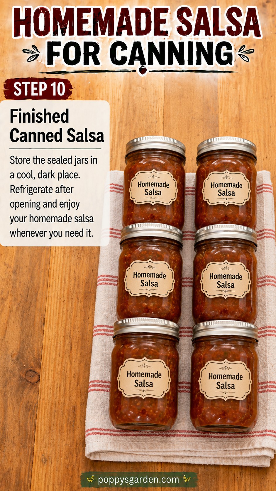 Homemade Salsa For Canning, Step By Step From My Boise