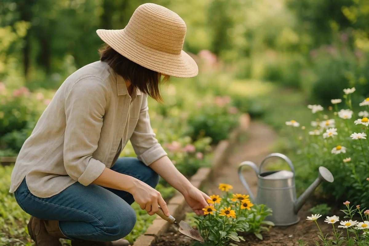 Beginner flower garden maintenance