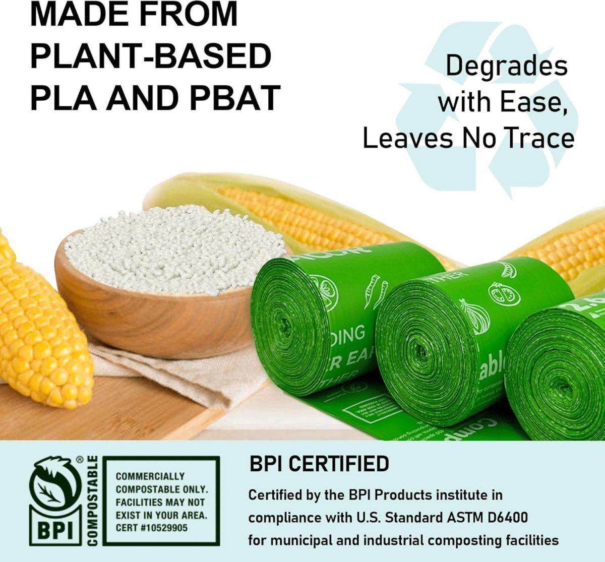 Plant based bag materials