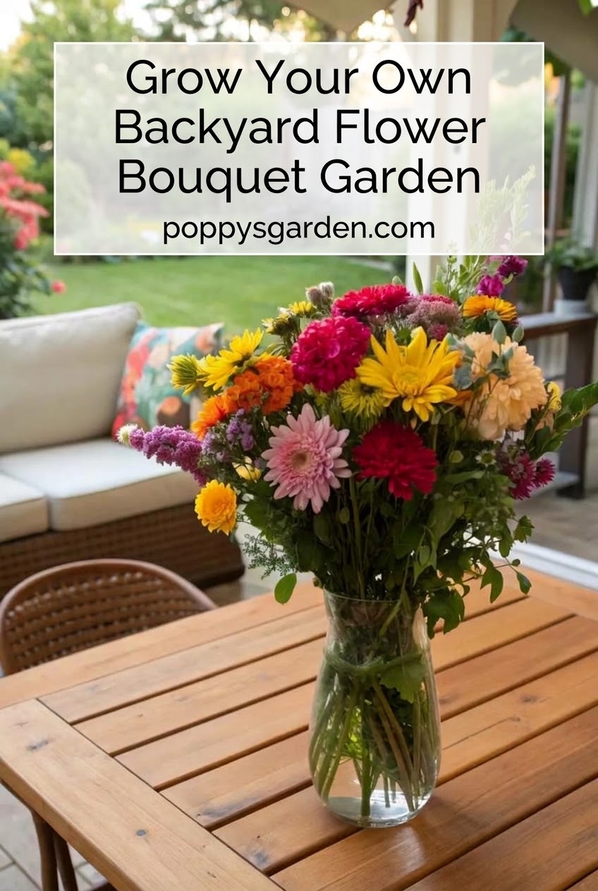Grow Your Own Backyard Flower Bouquet Garden