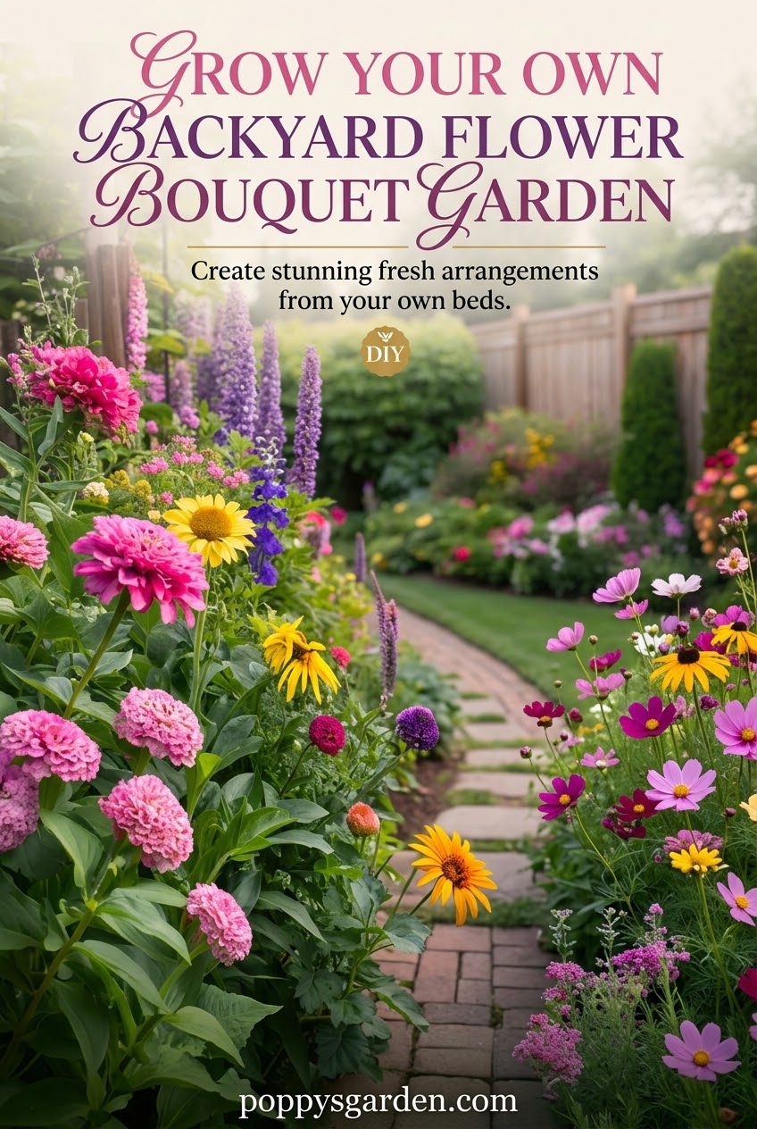 Grow Your Own Backyard Flower Bouquet Garden