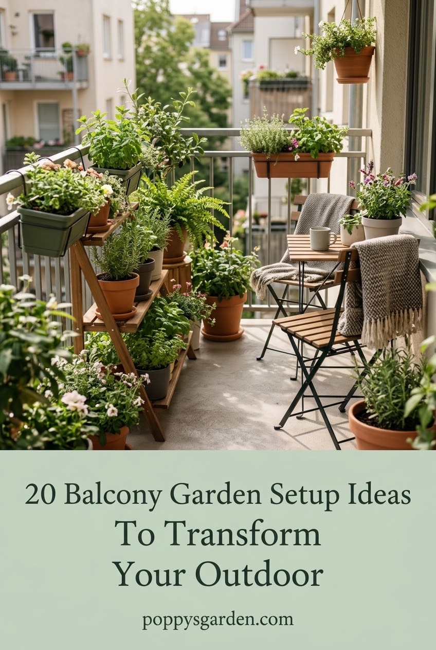 20 Balcony Garden Setup Ideas To Transform Your Outdoor