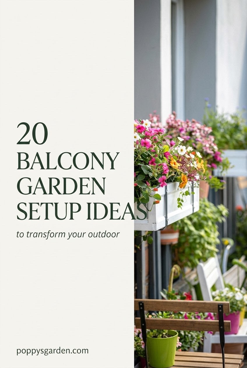 20 Balcony Garden Setup Ideas To Transform Your Outdoor