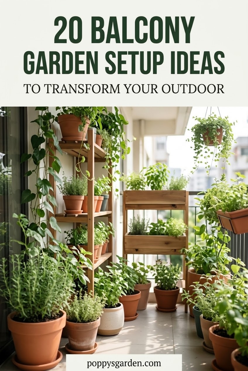 20 Balcony Garden Setup Ideas To Transform Your Outdoor