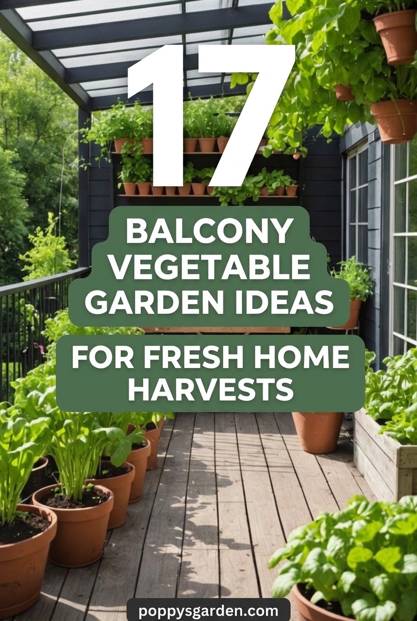 17 Balcony Vegetable Garden Ideas for Fresh Home Harvests