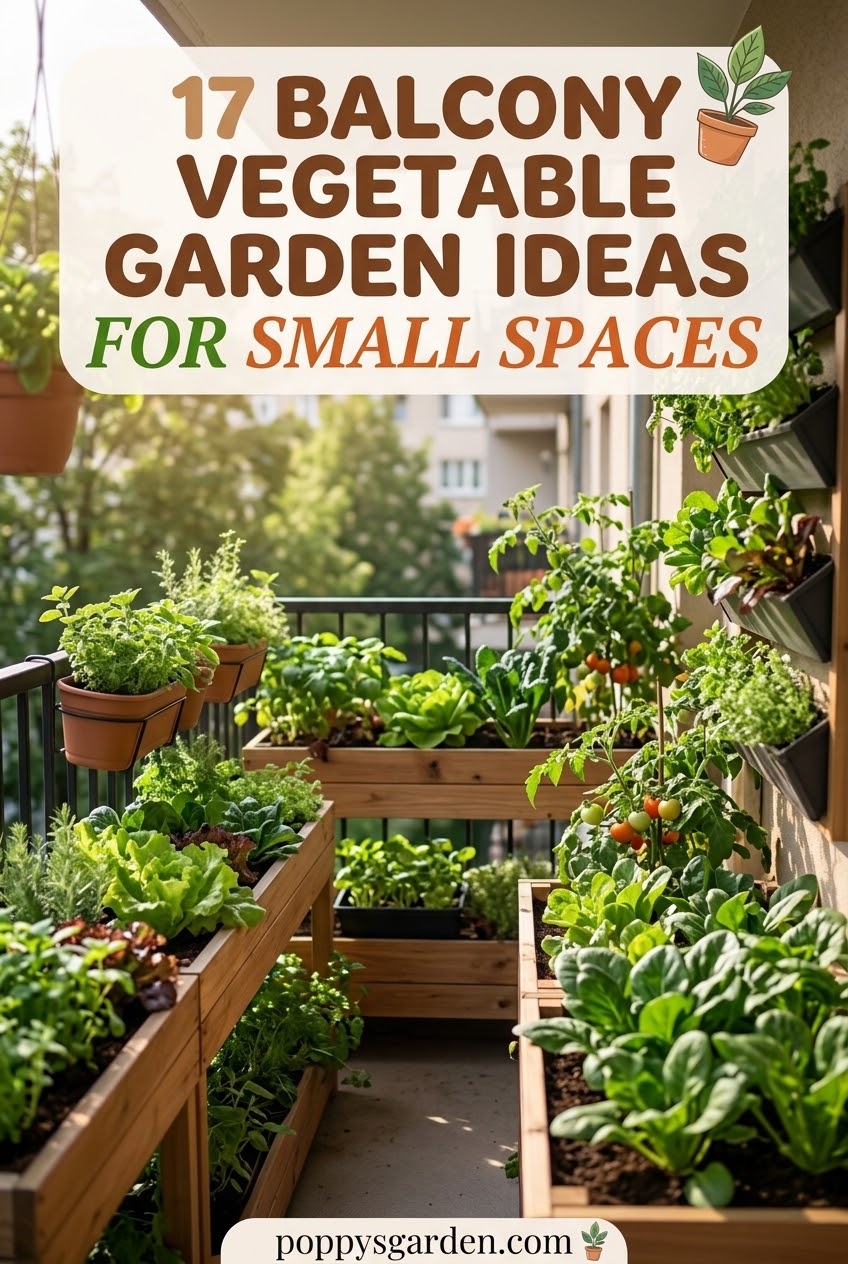 17 Balcony Vegetable Garden Ideas for Small Spaces