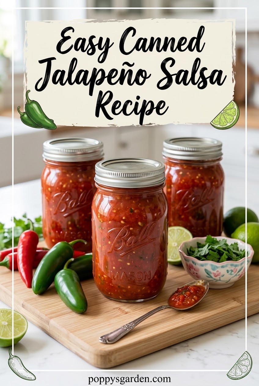 Easy Canned Jalapeño Salsa Recipe