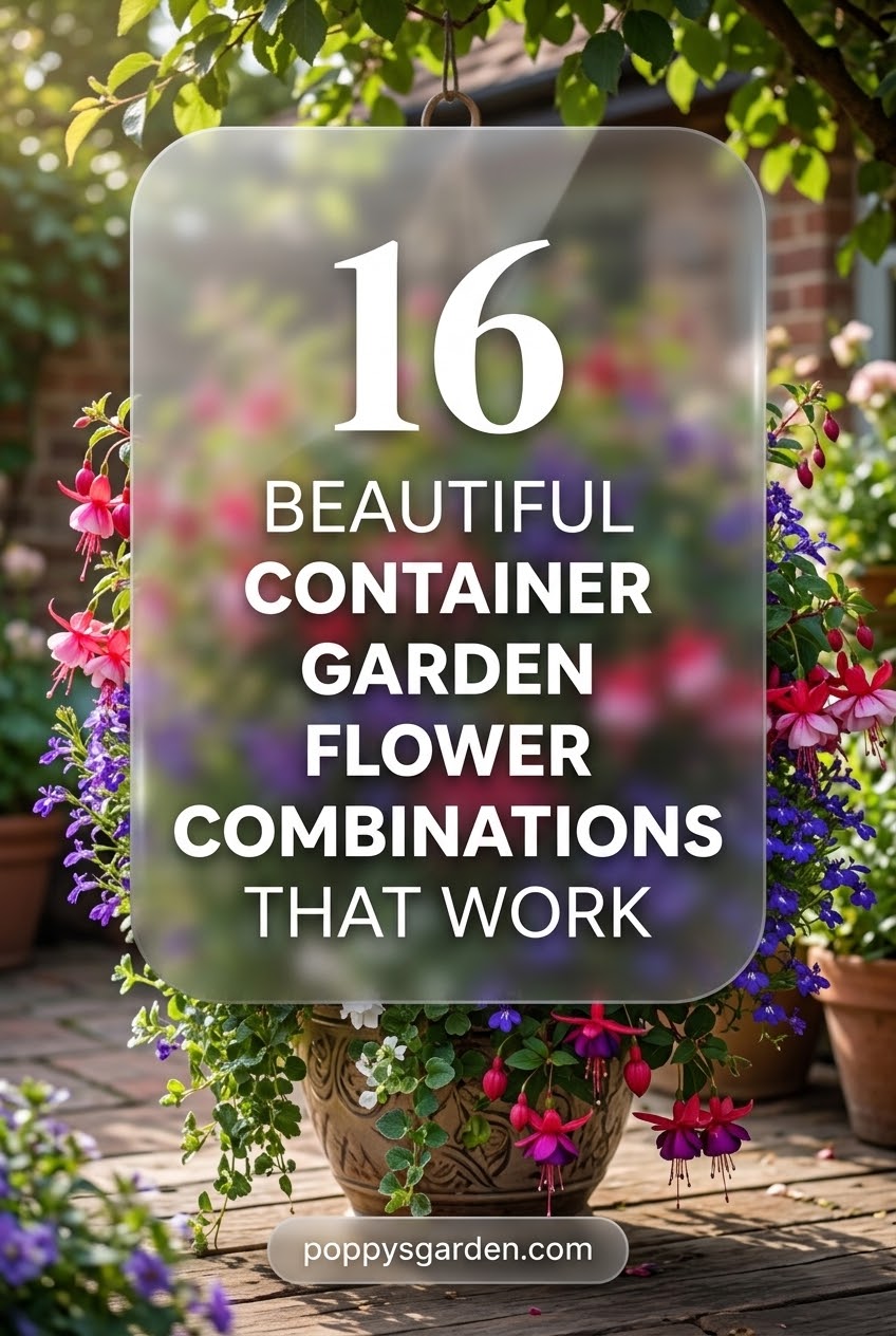 16 Beautiful Container Garden Flower Combinations That Work