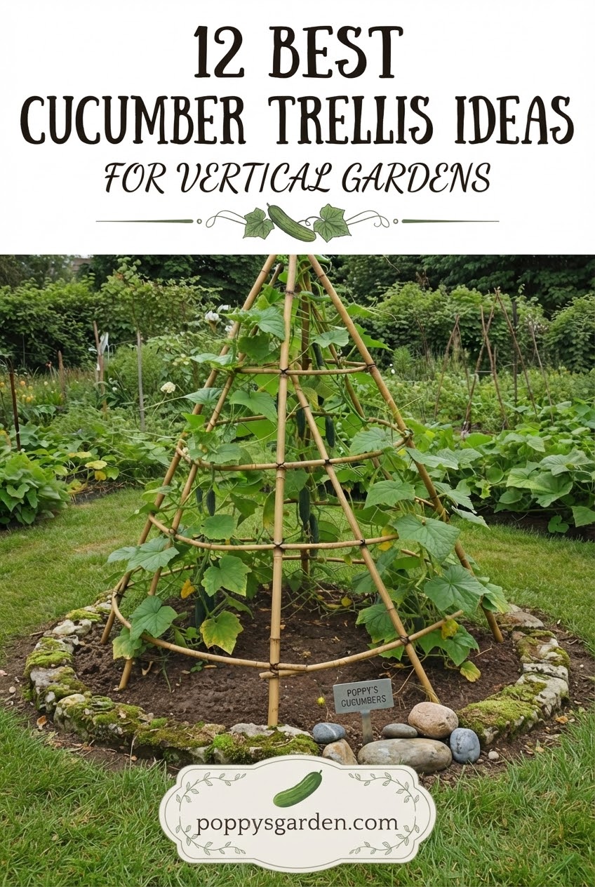 12 Best Cucumber Trellis Ideas For Vertical Gardens