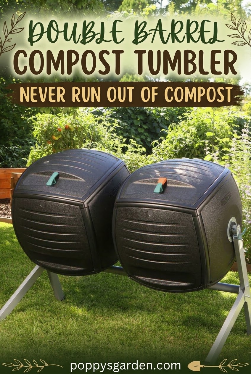 Double Barrel Compost Tumbler: Never Run Out of Compost