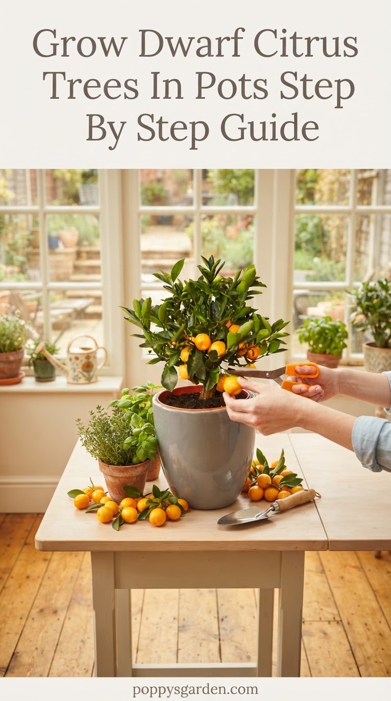 Grow Dwarf Citrus Trees In Pots Step By Step Guide