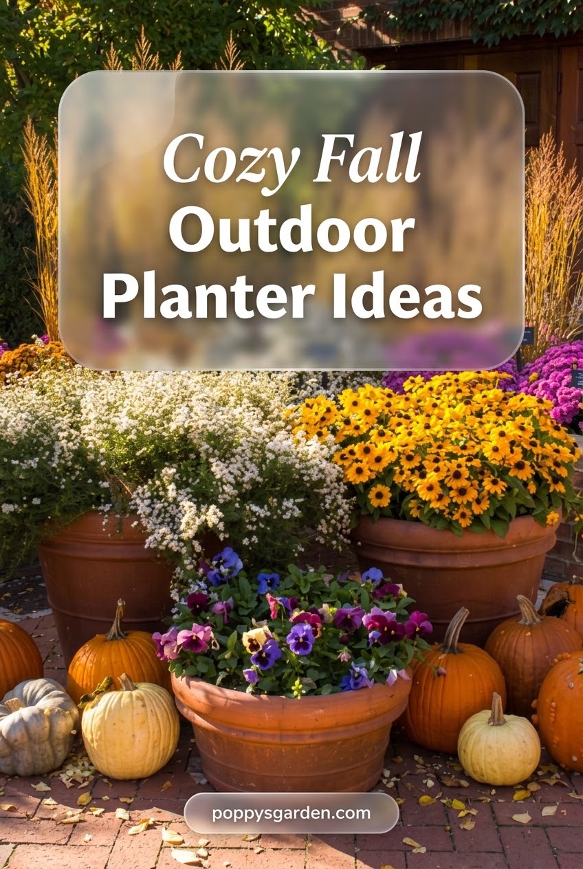 Cozy Fall Outdoor Planter Ideas