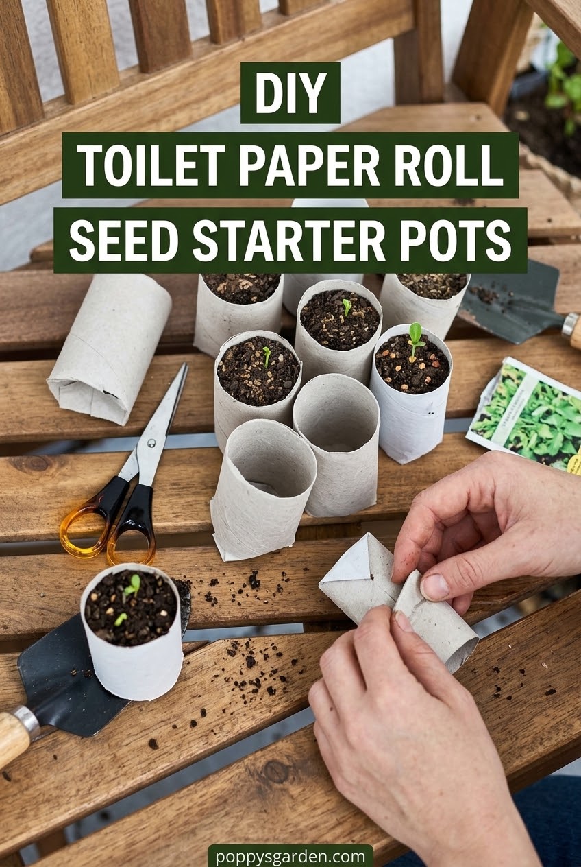 DIY Toilet Paper Roll Seed Starter Pots
