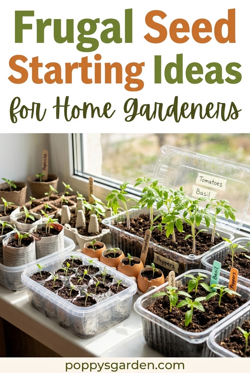 Frugal Seed Starting Ideas for Home Gardeners
