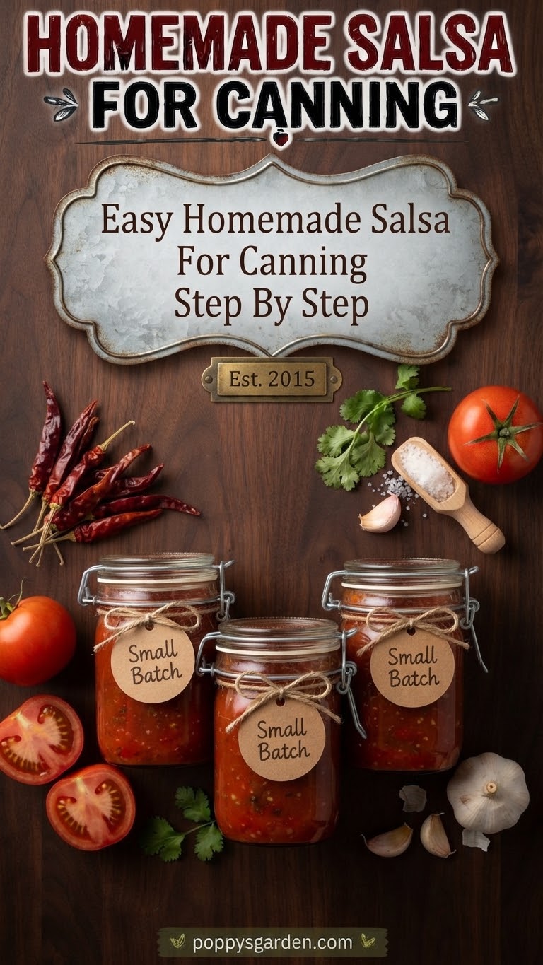 Easy Homemade Salsa For Canning Step By Step