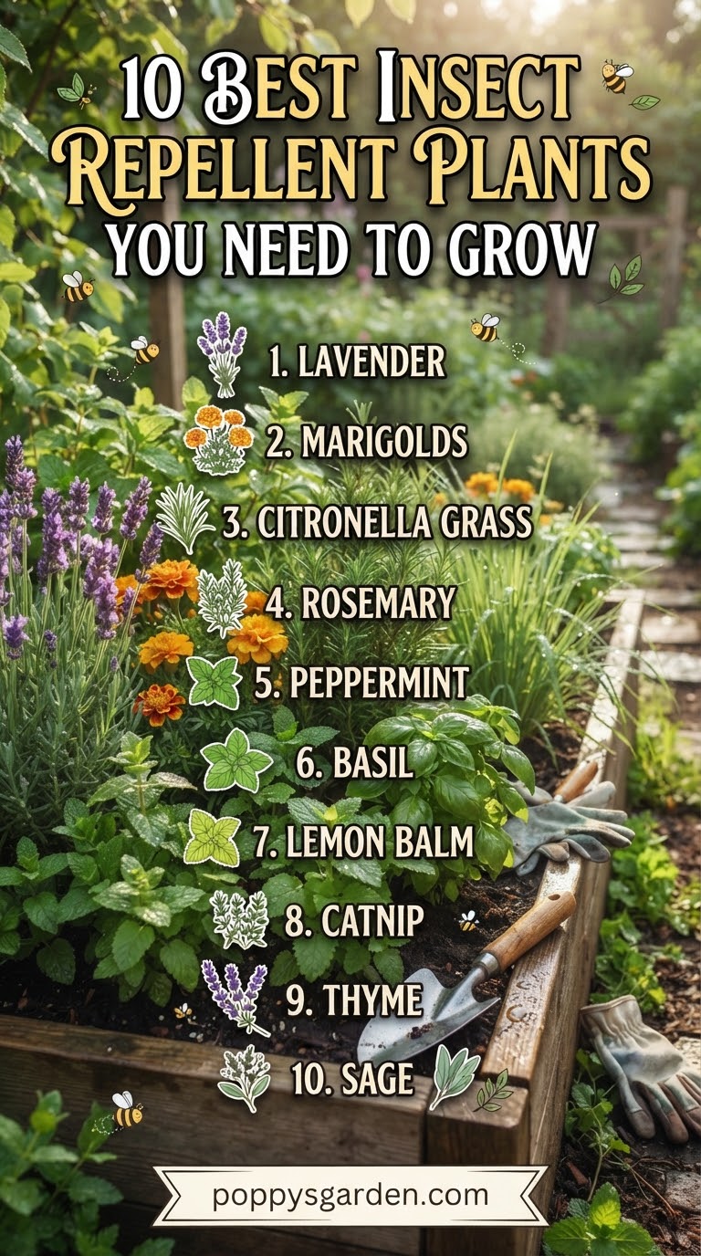 10 Best Insect Repellent Plants You Need To Grow
