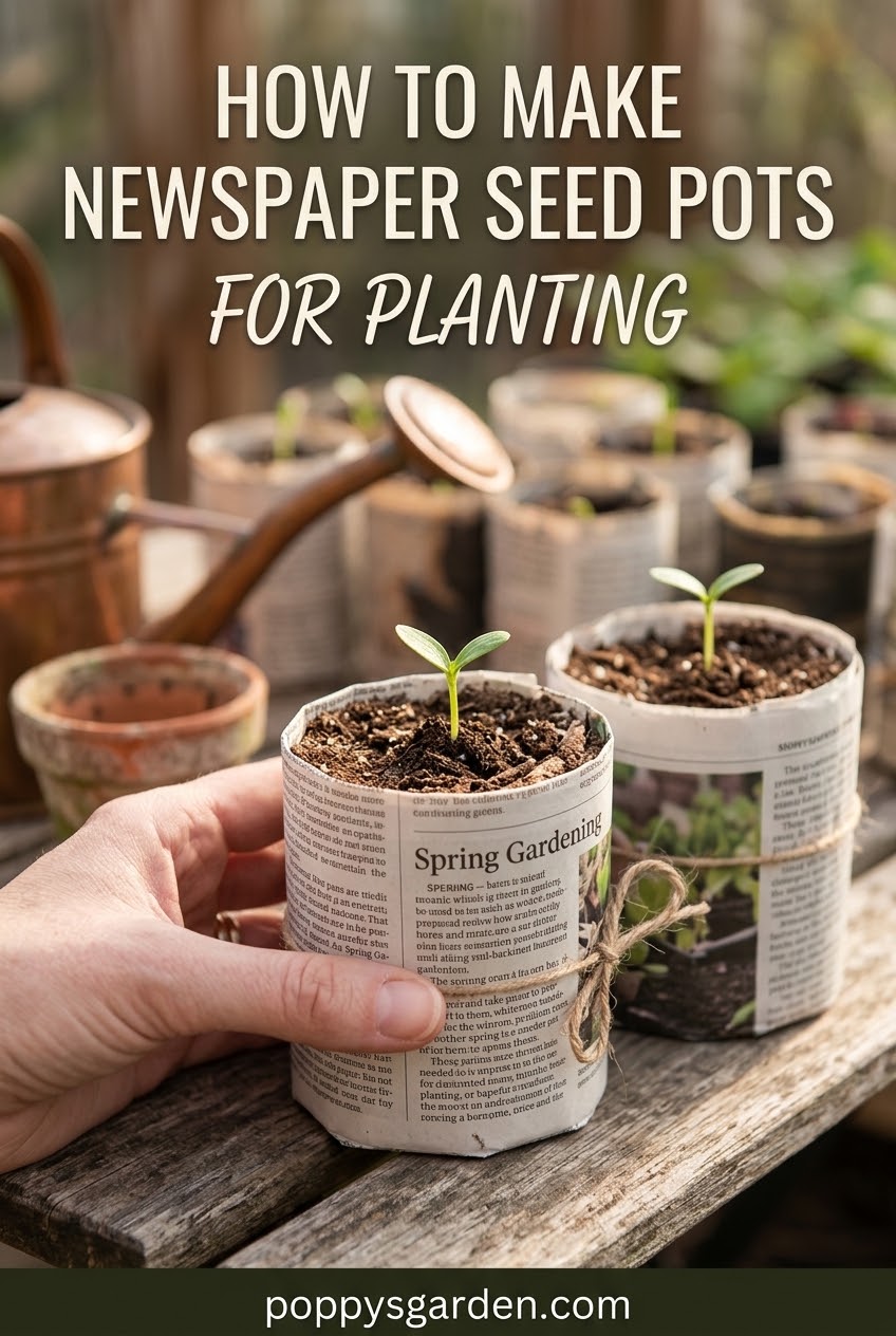 How to Make Newspaper Seed Pots for Planting