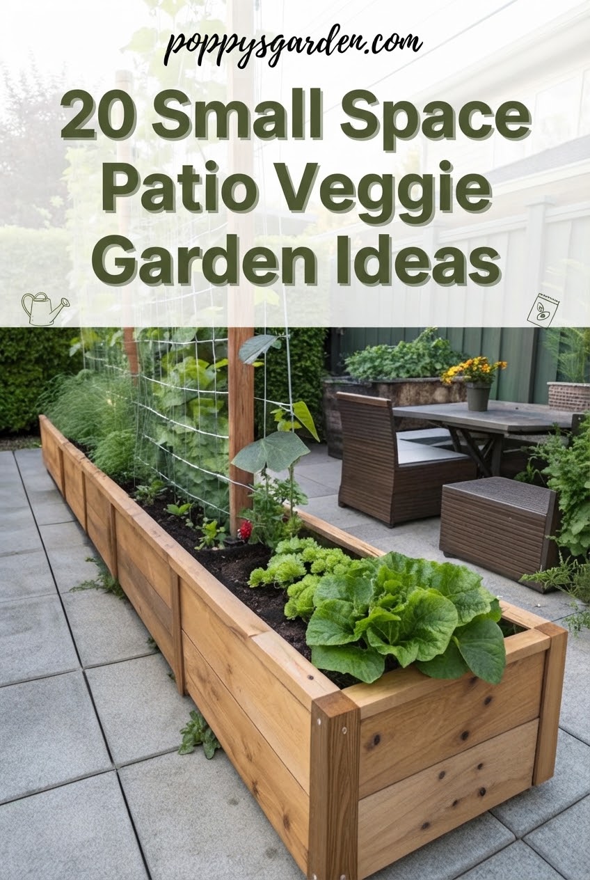20 Small Space Patio Veggie Garden Ideas