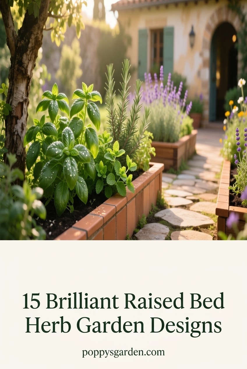 15 Brilliant Raised Bed Herb Garden Designs