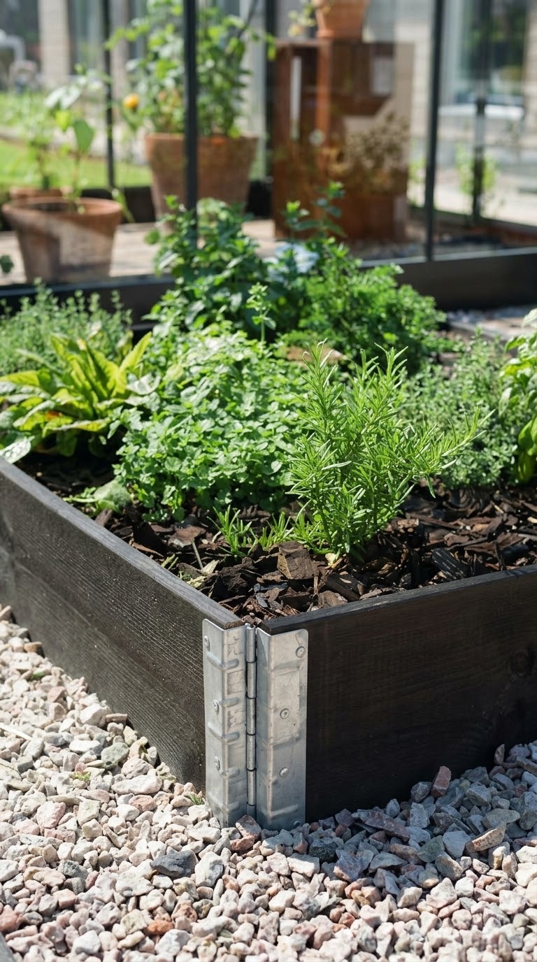 Build a Rustic Wooden Bed: 15 Herb Setups