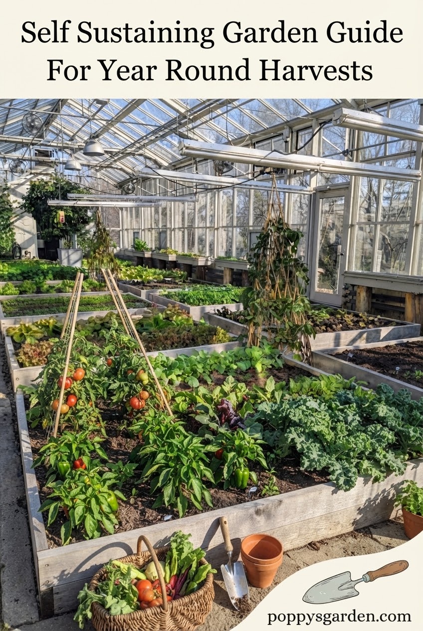 Self Sustaining Garden Guide For Year Round Harvests