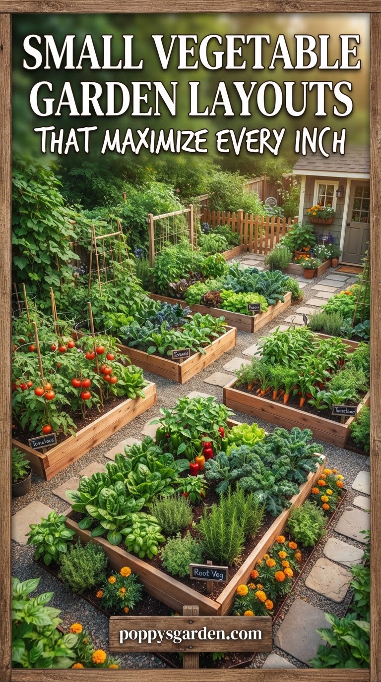 Small Vegetable Garden Layouts That Maximize Every Inch