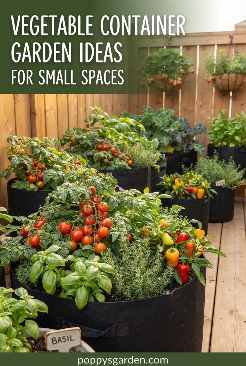 Vegetable Container Garden Ideas For Small Spaces