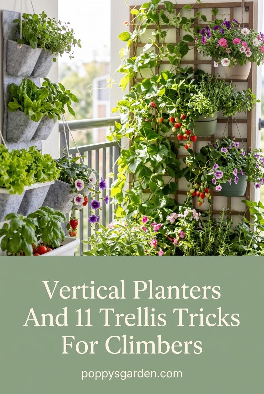 Vertical Planters And 11 Trellis Tricks For Climbers
