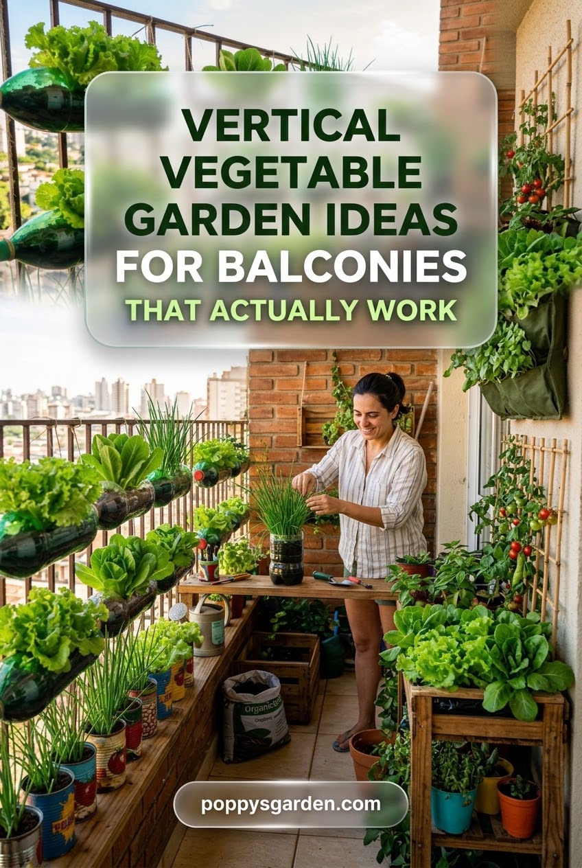 Vertical Vegetable Garden Ideas for Balconies That Actually Work