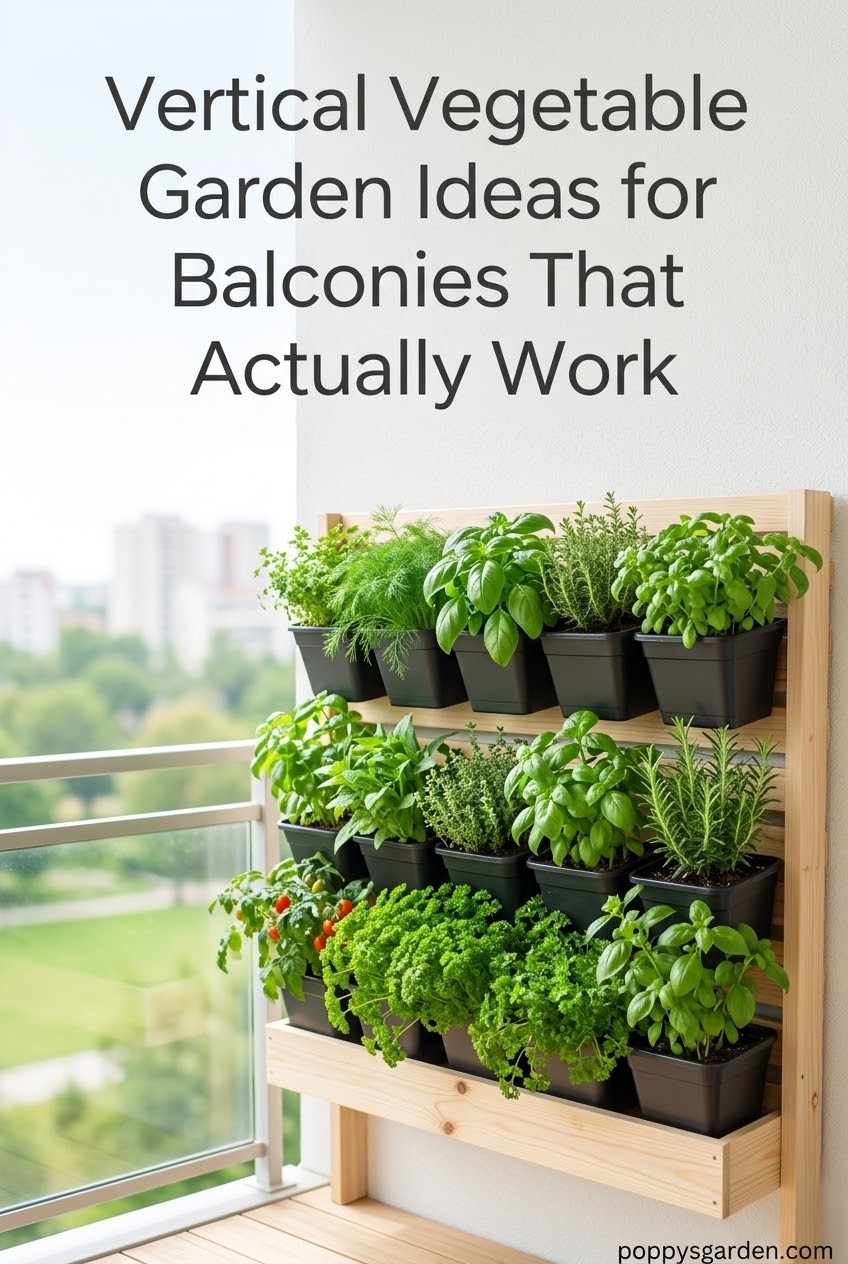 Vertical Vegetable Garden Ideas for Balconies That Actually Work