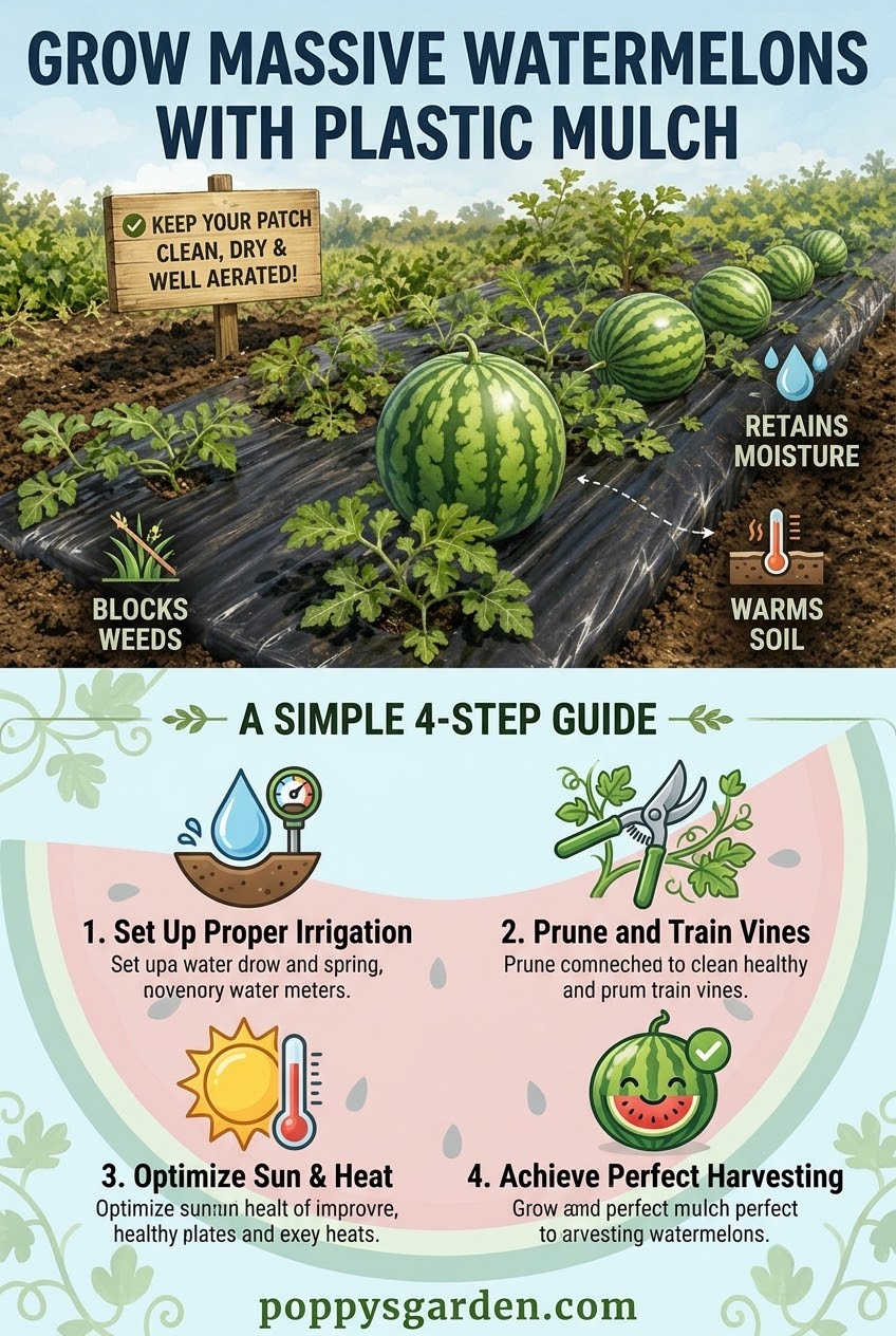 Grow Massive Watermelons With Plastic Mulch