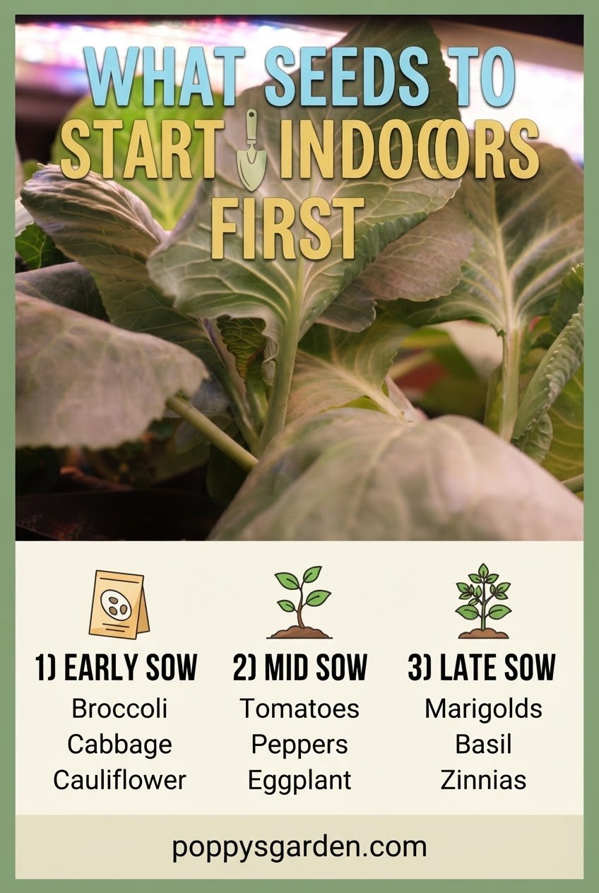 What Seeds to Start Indoors First