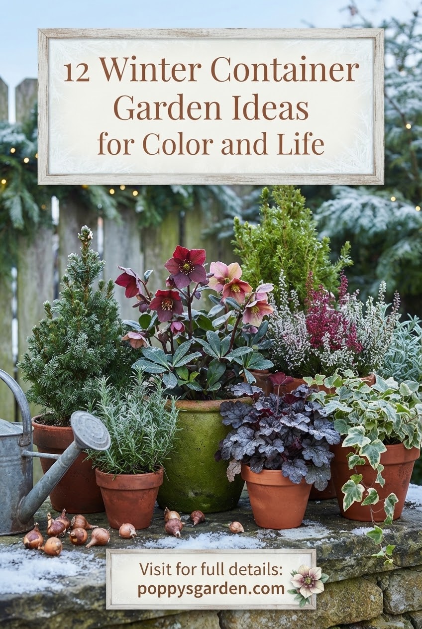 12 Winter Container Garden Ideas for Color and Life