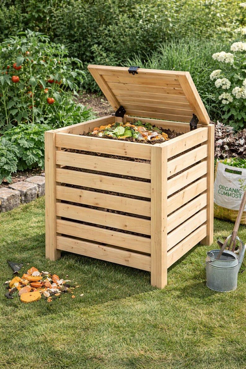 Healthy compost bin without pests
