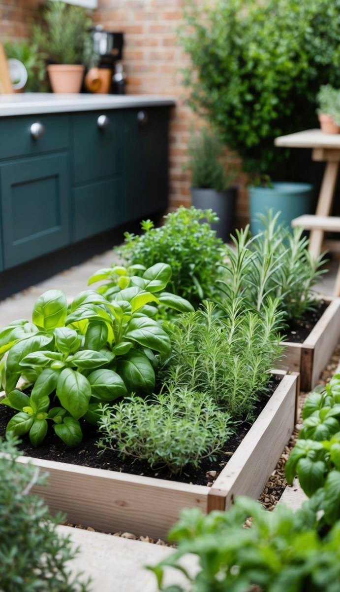 Herb kitchen raised bed