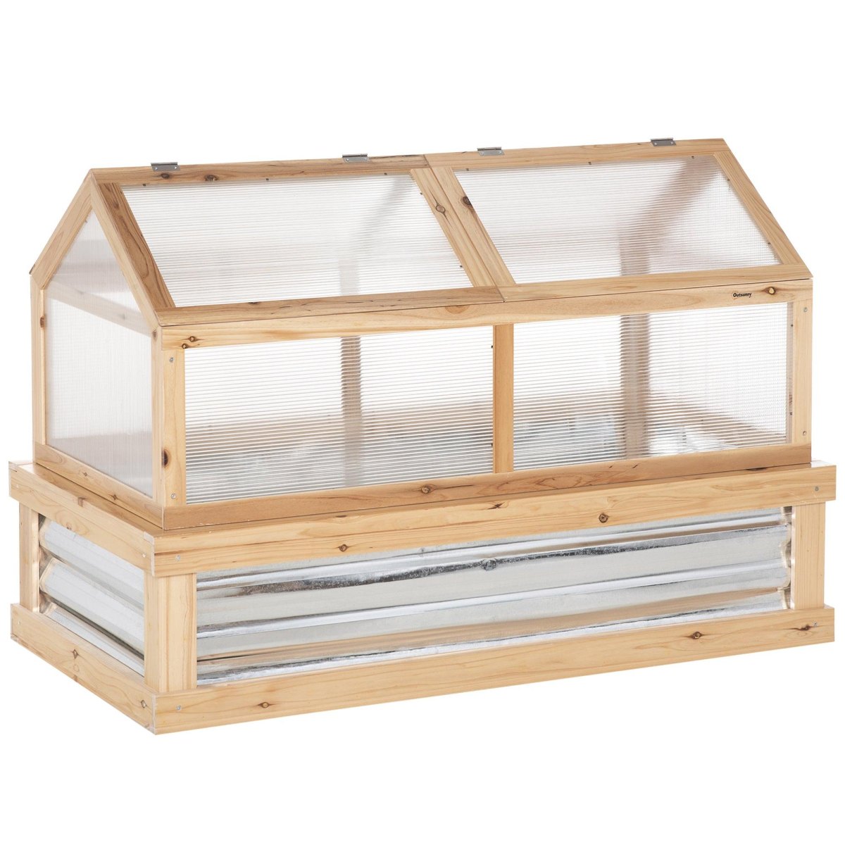 Raised bed greenhouse cover