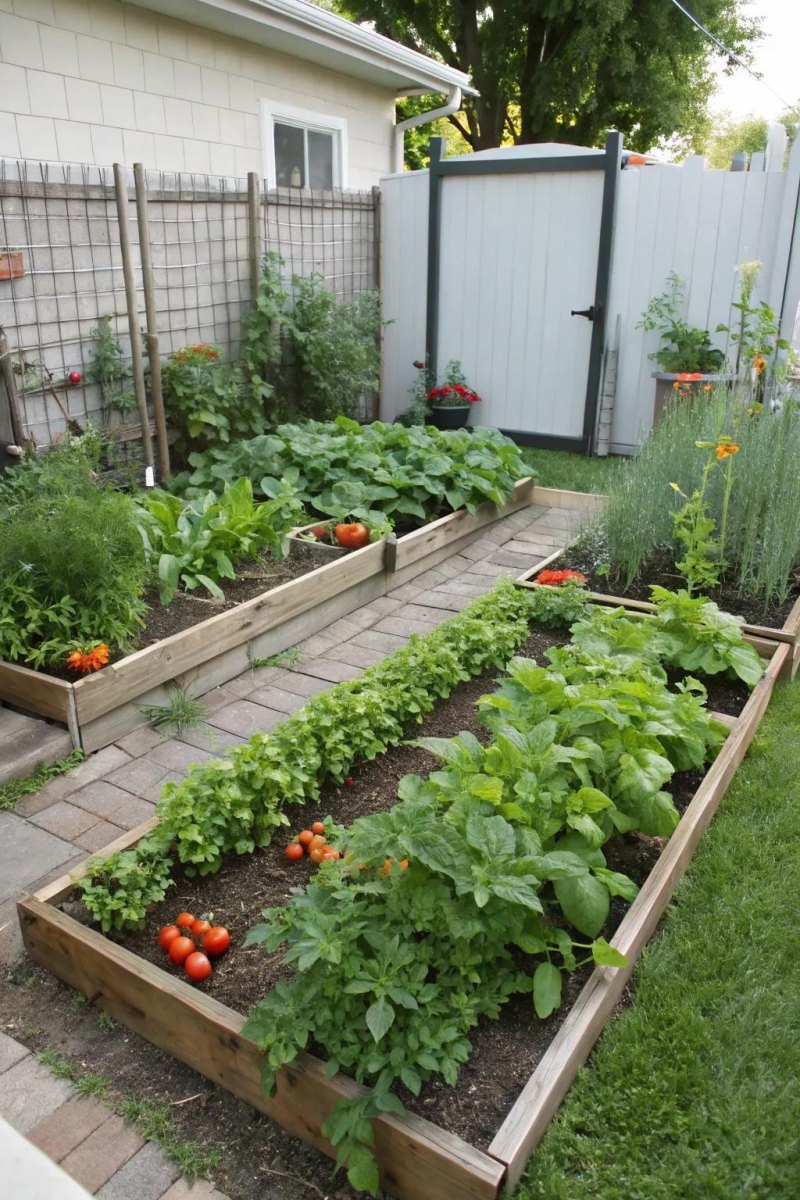 Small backyard vegetable garden