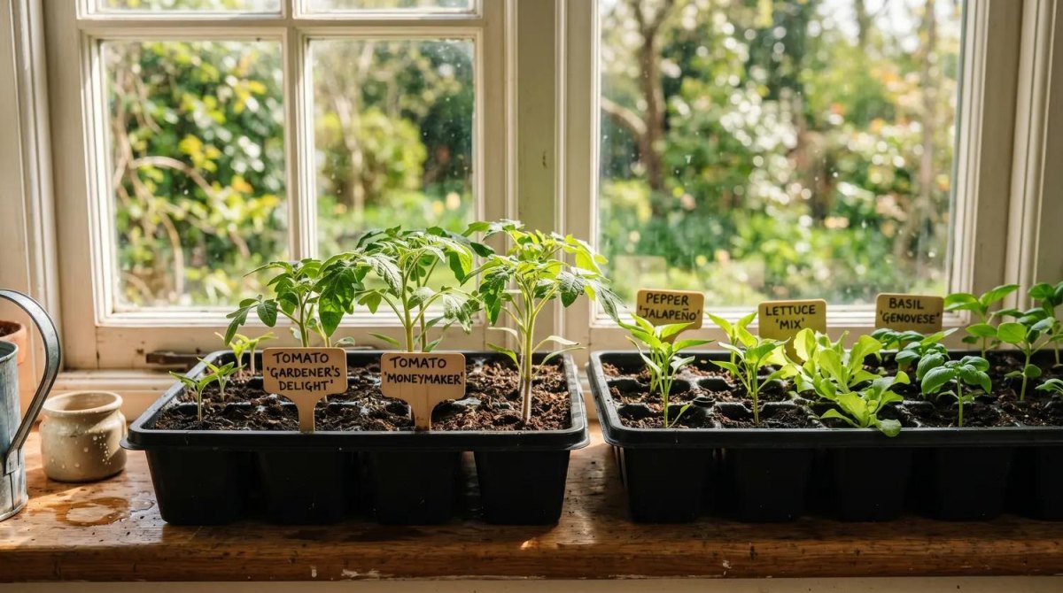 warm season vegetable seedlings